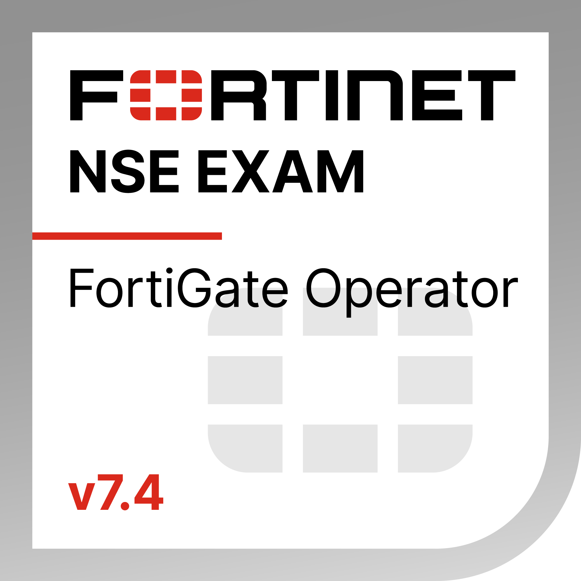 Fortinet FortiGate 7.4 Operator
