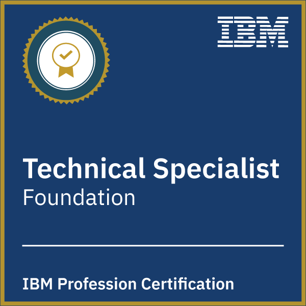 Technical Specialist Profession Certification - Foundation